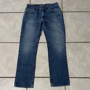 Vintage Tony Hawk Men's Straight Leg Jeans in Dark Blue Wash 30x32